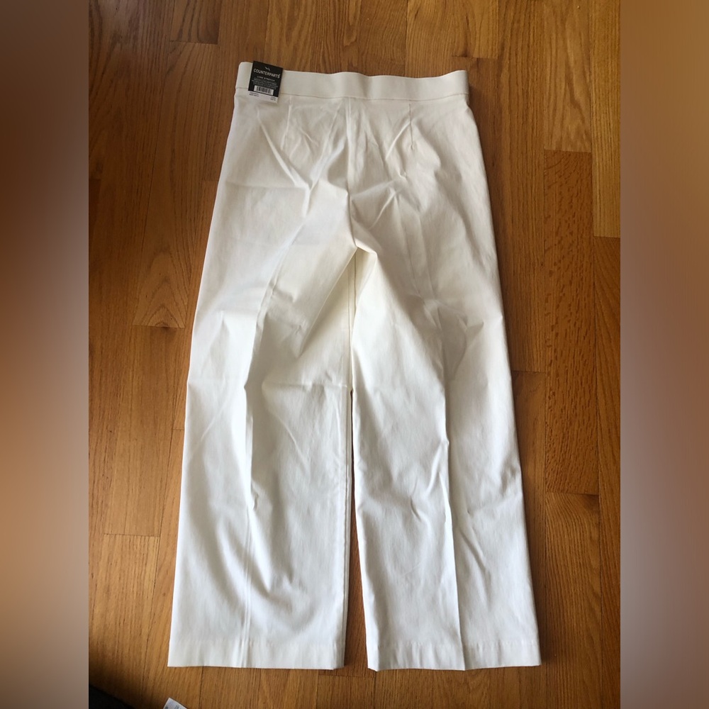 NWT Counterparts luxe stretch ivory pants - Picture 4 of 5